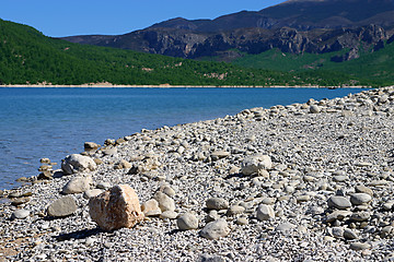 Image showing Alpine lake