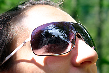 Image showing Girl with sunglasses