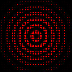 Image showing Abstract dots circles