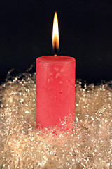 Image showing Christmas candle