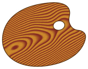 Image showing Wood palette