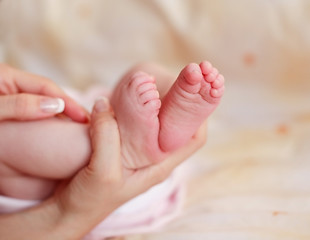 Image showing baby feet