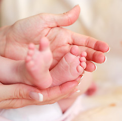 Image showing baby feet