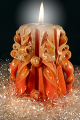 Image showing Christmas candle
