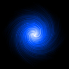 Image showing Blue abstract background spiral