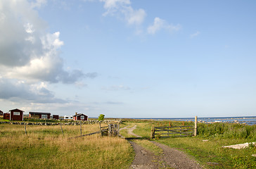 Image showing Gate to cabins
