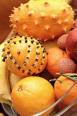 Image showing bunch of exotic fruits