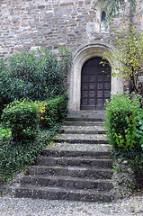 Image showing In the Medieval Castle in the Fall