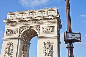 Image showing Paris - Arc de Triomphe
