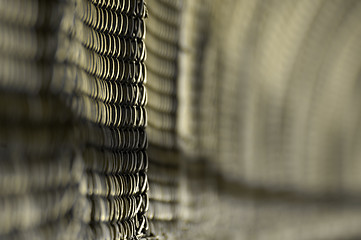 Image showing wired fence