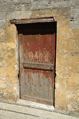 Image showing Wooden door