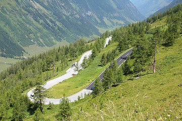 Image showing Mountain road in Austria