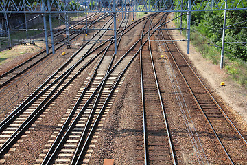 Image showing Railway tracks