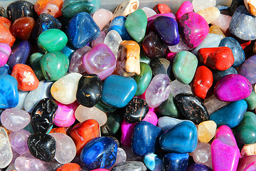 Image showing Colorful gemstones