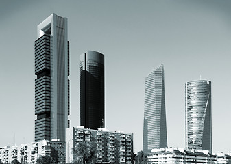 Image showing Madrid skyline