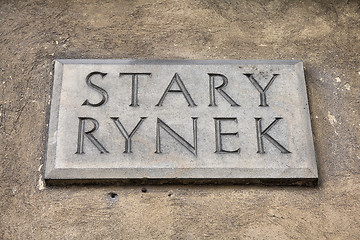 Image showing Rynek in Poznan