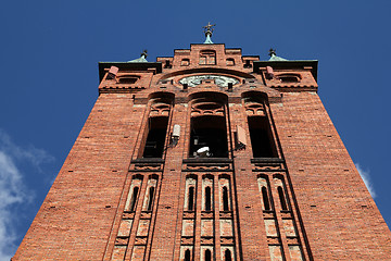 Image showing Church with telecommunications equipment