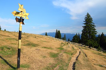 Image showing Hiking trail in Romania