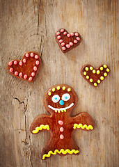 Image showing funny gingerbread