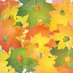 Image showing Grunge autumn background