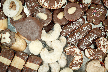 Image showing Christmas cakes close up