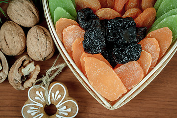 Image showing Christmas Dried Fruit and Nuts 