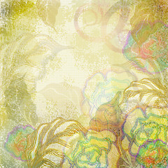 Image showing flowers background