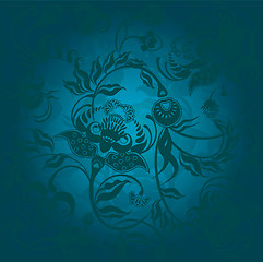 Image showing floral design background