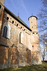 Image showing Old church-fortress