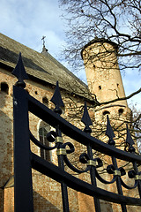 Image showing Old church-fortress