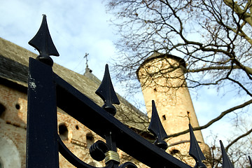 Image showing Old church-fortress