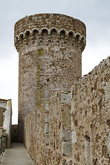 Image showing Tower Tossa de Mar, Spain