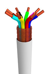 Image showing Broken cable