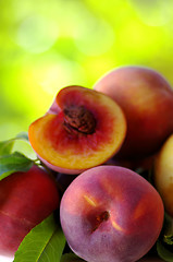 Image showing Ripe peaches 
