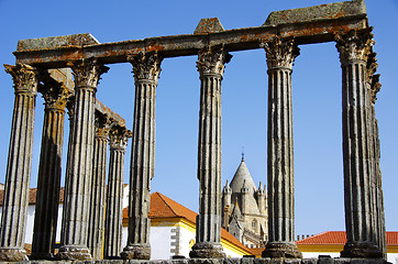 Image showing Roman temple at Portugal. 