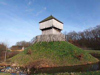 Image showing Saint Sylvain d Anjou motte and bailey castle