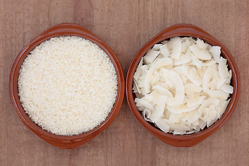 Image showing Dessicated Coconut and Flakes  