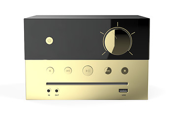 Image showing Golden audio system