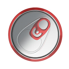Image showing Metal drink can