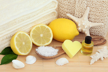 Image showing Lemon Spa Beauty Treatment