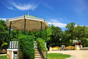 Image showing Public garden  of Portugal. 