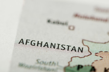 Image showing Word Afghanistan 