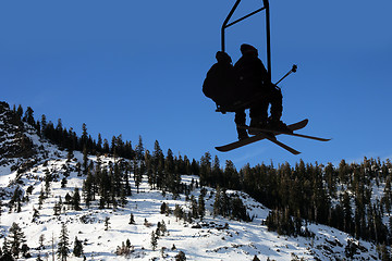 Image showing Skiing