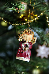 Image showing Christmas angel decoration