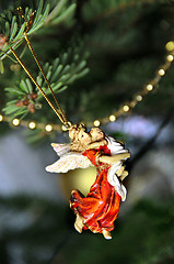 Image showing Jesus and Maria Christmas angel decoration