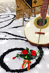 Image showing Decoration of tradicional portuguese guitar 