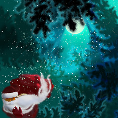 Image showing Cristmas, sunta claus