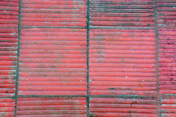 Image showing red pavement. background 