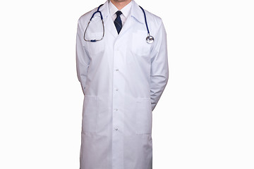 Image showing Doctor's lab white coat