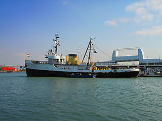 Image showing Military Tugboat